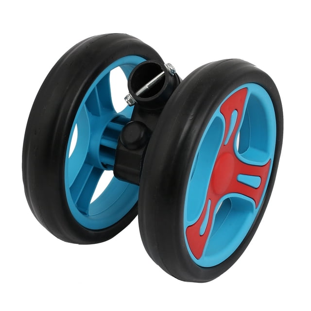 Polea rodante giratoria de doble rueda de plástico de 150 mm de diámetro para tubo de 25 mm
