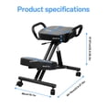 thumbnail image 2 of Ergonomic Kneeling Chair with Smooth Casters, Thick Comfort Padding for All-Day Comfort in Medical Offices or Therapy Clinics(A), 2 of 9