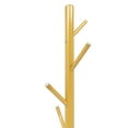 thumbnail image 5 of Freestanding Tree Coat Rack Stand Coat Rack, Coat Rack with 7 Hooks, Tree-Shaped Golden Coat Rack, 5 of 15