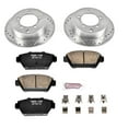 thumbnail image 3 of PowerStop Rear Z23 Evolution Sport Carbon-Fiber Ceramic Brake Pad and Drilled & Slotted Rotor Kit Fits: EAGLE MITSUBISHI PLYMOUTH Select Models K684, 3 of 10