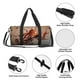 thumbnail image 4 of Balery Coffee Beans Chocolate Splash Bolsa de Gimnasio para Mujeres y Hombres, Bolsa de Viaje Impermeable, Bolsa de Fin de Semana con Compartimento para Zapatos y Bolsillo Húmedo, 4 of 6