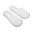 thumbnail image 2 of Unique Bargains 1 Pair Disposable Slippers Foldable Anti-slip Hotel Slippers White Gray, 2 of 5