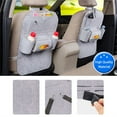 thumbnail image 3 of QJUHUNG Backseat Car Organizer - Kick Mats Back Seat Protector - Car Back Seat Organizer for Kids - Car Travel Accessories - Kick Mat with 8 Storage Pockets, 3 of 5