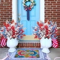 thumbnail image 4 of 15 Pcs 4th of July Artificial Flowers Fake Patriotic Babys Breath Flowers for Independence Day Decor Blue White Red Silk Flowers for Memorial Day Floral Arrangement Home Wedding, 4 of 7