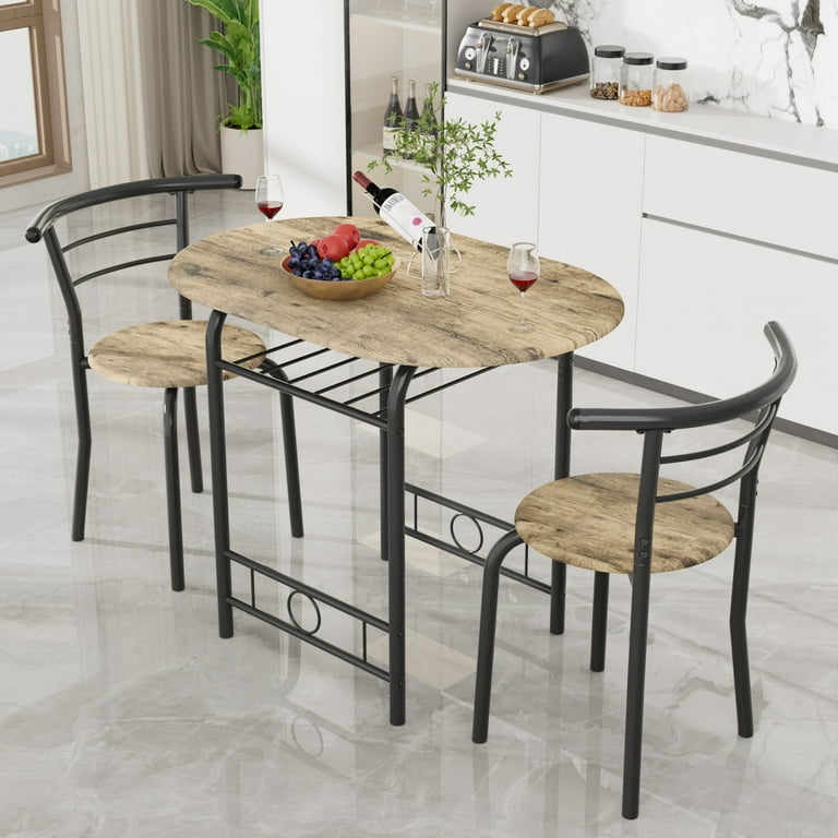Vineego Pieces Dining Set for Small Kitchen Breakfast Table