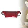thumbnail image 6 of Running Waist Pack Lightweight Adjustable Waist Pouch for Gym Sports Fitness Red, 6 of 9