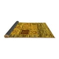 thumbnail image 2 of Ahgly Company Indoor Square Oriental Yellow Modern Area Rugs, 5' Square, 2 of 4