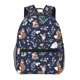 thumbnail image 1 of Fotbe Animals And Wildflowers Mochila Casual con Estampado para Escuela, Viajes y Actividades al Aire Libre - Duradera, Ligera y Cómoda, 1 of 5