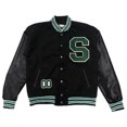 thumbnail image 4 of Fortune Women Baseball Jacket Autumn Long Sleeve Patchwork Oversized Jacket, 4 of 9