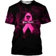 thumbnail image 2 of Custom Breast Cancer Awareness 3D Shirts for Men Pink Ribbon Awareness T-Shirt Survivor Pride Shirt Breast Cancer Shirt S-5XL (5XL), 2 of 6