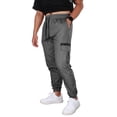 thumbnail image 3 of DYMADE Mens Workwear Pantaloons Solid Color Mid Waist Multi-Pocket Jogger Cargo Pant, 3 of 5