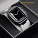 thumbnail image 1 of Kit de modificación de lujo para Apple Watch Case Band 7, 45mm, 44mm, 42mm, marco de bisel de Metal, correa de goma para IWatch 7, 6, 5, 4, 3, SE, 1 of 4