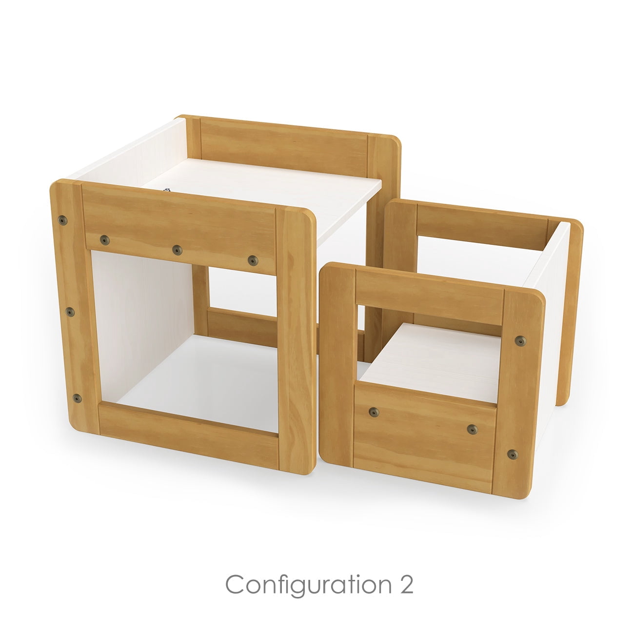 P'kolino Klick Duo Desk - Natural/White