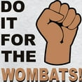 thumbnail image 3 of CafePress - For The Wombats! Long Sleeve T Shirt - Unisex Cotton Long Sleeve T-Shirt, 3 of 4