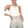 thumbnail image 2 of MOSHU Racerback Tank Tops for women Halter Casual Cami Sleeveless Summer Tops, 2 of 9