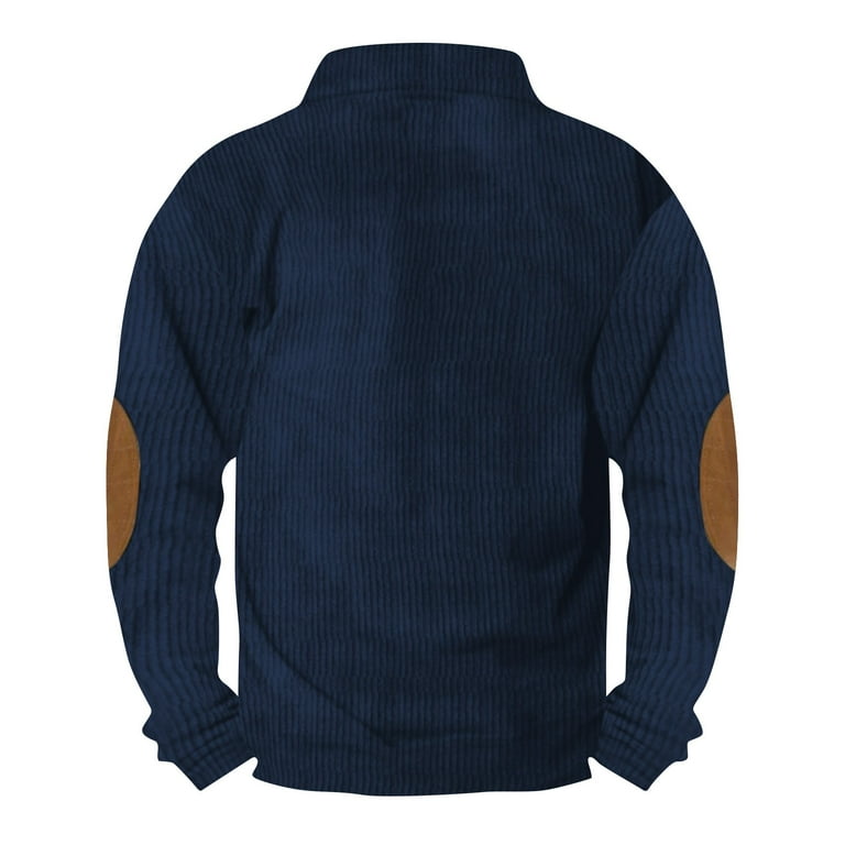 Men's Sweaters with Elbow Patches