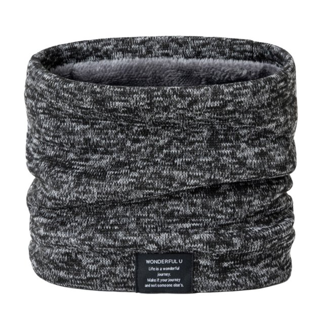 FOCUSNORM Chauffe-Nuque Confortable Mode Imprimé Lettre Hiver pour Hommes