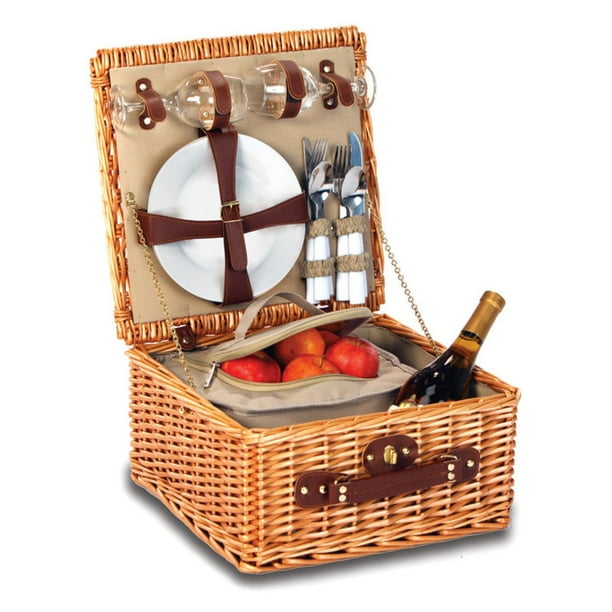Picnic Plus Baxter 2 Person Willow Picnic Basket