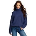 thumbnail image 4 of PAOLA RIBONI Versatile Turtleneck Pullover Sweater With Lurex Knots In Trendy Colors Relaxed Fit Crafted From Premium Blends Comfort And Style Combined, 4 of 9