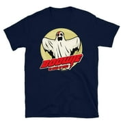 House of Chingasos Boo-wie Vintage Halloween Navy Cotton T-Shirt Unisex Regular Fit, M