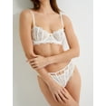 thumbnail image 2 of Non Padded Accessory Detail Lacy Underwired Bra, 2 of 8