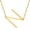 Gold N, variant on Women's Men's Stainless Steel Big Initial 26 Letter A to Z Pendant Necklaces Alphabet Personalized Charm Chain Necklace Silver A