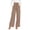 Brown, variant on Baqcunre Women Solid Color Thin Belt Design Sense Workplace Suit Pants,Color Brown,Size S-XL