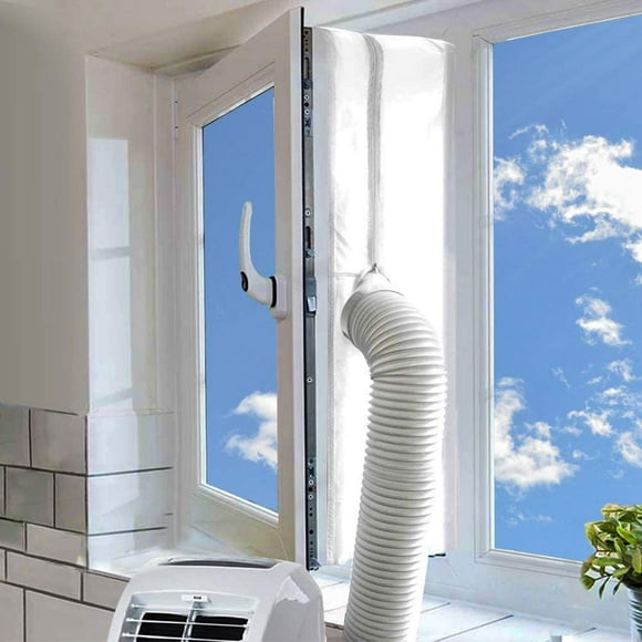 Hongchun 400CM Portable Air Conditioning Window Seal, Window Air Conditioning Kit, Portable Air Conditioner Accessory Works with Portable Air Conditioning Units and Clothes Dryer, Easy to Install