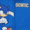 thumbnail image 3 of Sonic the Hedgehog Fleece Full Zip Up Hoodie with Ears (Boys), Sizes 3T-7, 3 of 5