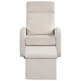 thumbnail image 6 of Angel Line Sonia Upholstered Swivel Glider w/ Storage Ottoman, Cream, 6 of 8