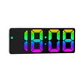 thumbnail image 1 of Billuyoard Reloj despertador inteligente con espejo y luz LED, luz colorida, decoración de escritorio para dormitorio única Decoración del hogar Estilo 2, 1 of 5