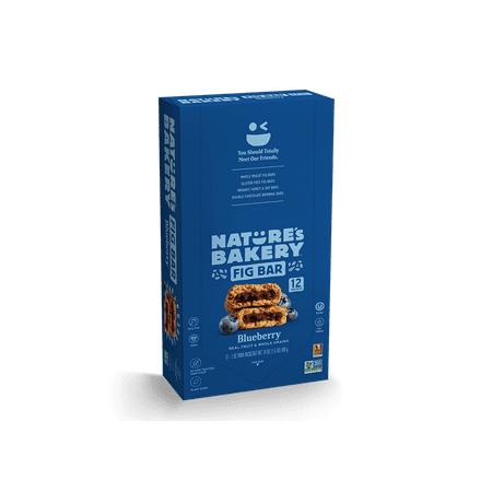 - Nature's Bakery Fig Bar, Gluten Free, Blueberry, 2 Oz, 12 Ct