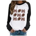 thumbnail image 1 of TINZ Chandail à Capuchon Décontracté et Épais à Imprimé Rouge pour Femmes Sweat à Capuche Floral Sans Capuche Couleur Courte, 1 of 3