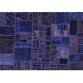 thumbnail image 1 of Ahgly Company Indoor Rectangle Oriental Blue Modern Area Rugs, 7' x 10', 1 of 4