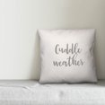 thumbnail image 2 of Creative Products Cuddle Weather 16x16 Spun Poly Pillow, 2 of 2