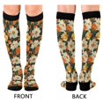 thumbnail image 4 of FORMRS Womens Knee High Socks Casual Long Thick Travel Daily Wear, 2 Pairs, Bright Floral, 4 of 6
