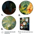 thumbnail image 3 of Designart "Jungle Paradise of Red Parrots II" Animals Framed Wall Art - Modern Yellow Parrot Living Room Framed Canvas Art, 3 of 6