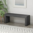 thumbnail image 3 of Wood Dining Bench, Black, 3 of 9