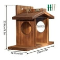 thumbnail image 3 of TERGAYEE Wood Squirrel Feeder,House Large Capacity Squirrel Feeding Stations,Hanging Squirrel Feeding Stations Garden Decor, 3 of 7