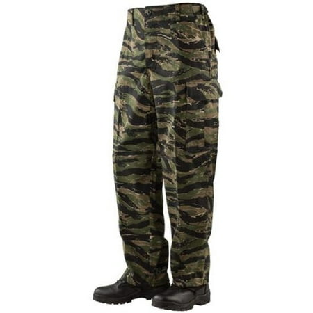 Tigers Poly Stripe - BDU Trousers Vietnam Tiger Stripe 60/40 Cotton, Poly Twill, Small Regular