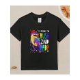 thumbnail image 1 of Children, I'M Excited To Tackle 2Nd Grade With This Dinosaur-Themed Back-To-School T-Shirt Made Of 100% Cotton., 1 of 6