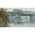 thumbnail image 2 of Edwin Lord Weeks 24x15 Gold Ornate Framed and Double Matted Museum Art Print Titled - Lake at Oodeypore, India, 2 of 4