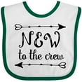 thumbnail image 3 of Inktastic Baby New to the Crew Arrows Boys or Girls Baby Bib, 3 of 4