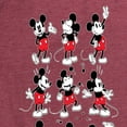 thumbnail image 3 of Mickey & Friends - Mickey Poses Grid - Women's Short Sleeve Graphic T-Shirt, 3 of 5