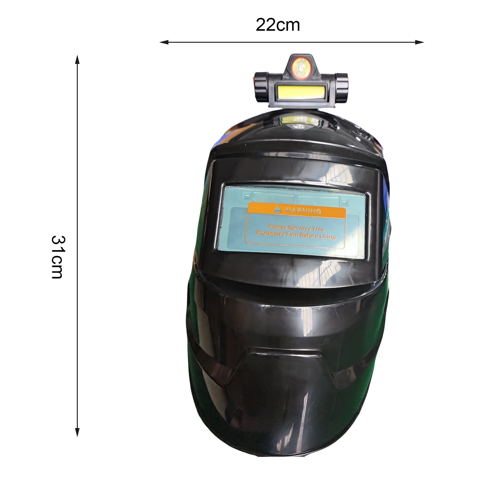 Welding Face Guard with Auto-Dimming Protection Heat-Resistant Welding Helmet Auto Darkening LCD Clear Welding Shield Grinding Hood Kit