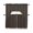 Brown, variant on Light Grey Swag Curtains for Kitchen Farmhouse Striped Modern Artwork Valances for Windows Rod Pocket Small Window Treatment Short Topper for Cafe Bedroom Bathroom Living Room Decor 56x36 Inch