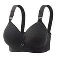 thumbnail image 1 of Yuyuzo WirelessBras for Women V Neck Full Coverage Bralettes Seamless Adjustable Strap Push up Bra, 1 of 3