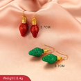 thumbnail image 2 of Pendientes navideños para mujer Pendientes festivos para niñas Pendientes de copo de nieve con forma de árbol y lazo, 2 of 3