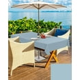 thumbnail image 5 of Sky Blue Outdoor Tablecloth with Umbrella Hole & Zipper, Modern Pure Winter Sky Blue Rectangle Tablecloth 60x102 Inch, Patio Table Cover Waterproof Table Cloth for Picnic/Party, 5 of 6