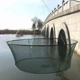 thumbnail image 2 of Landing Fishing Net Large Foldable Drop Net Prawn Bait Crab Shrimp Crucian Portable Mesh For Outdoor Reservoir Pond Use 80/100cm, 2 of 9